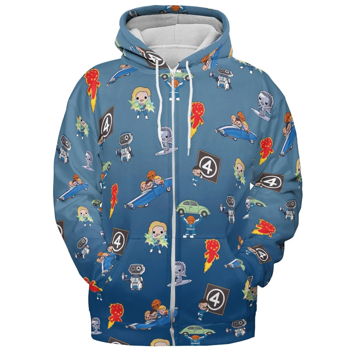 All-over Print Hoodie - 8XQNXNQV