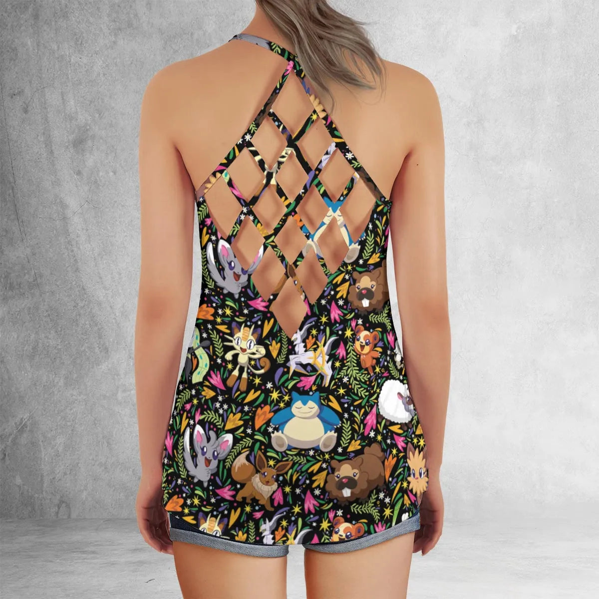 Criss Cross Tank Top - HRVB47HF
