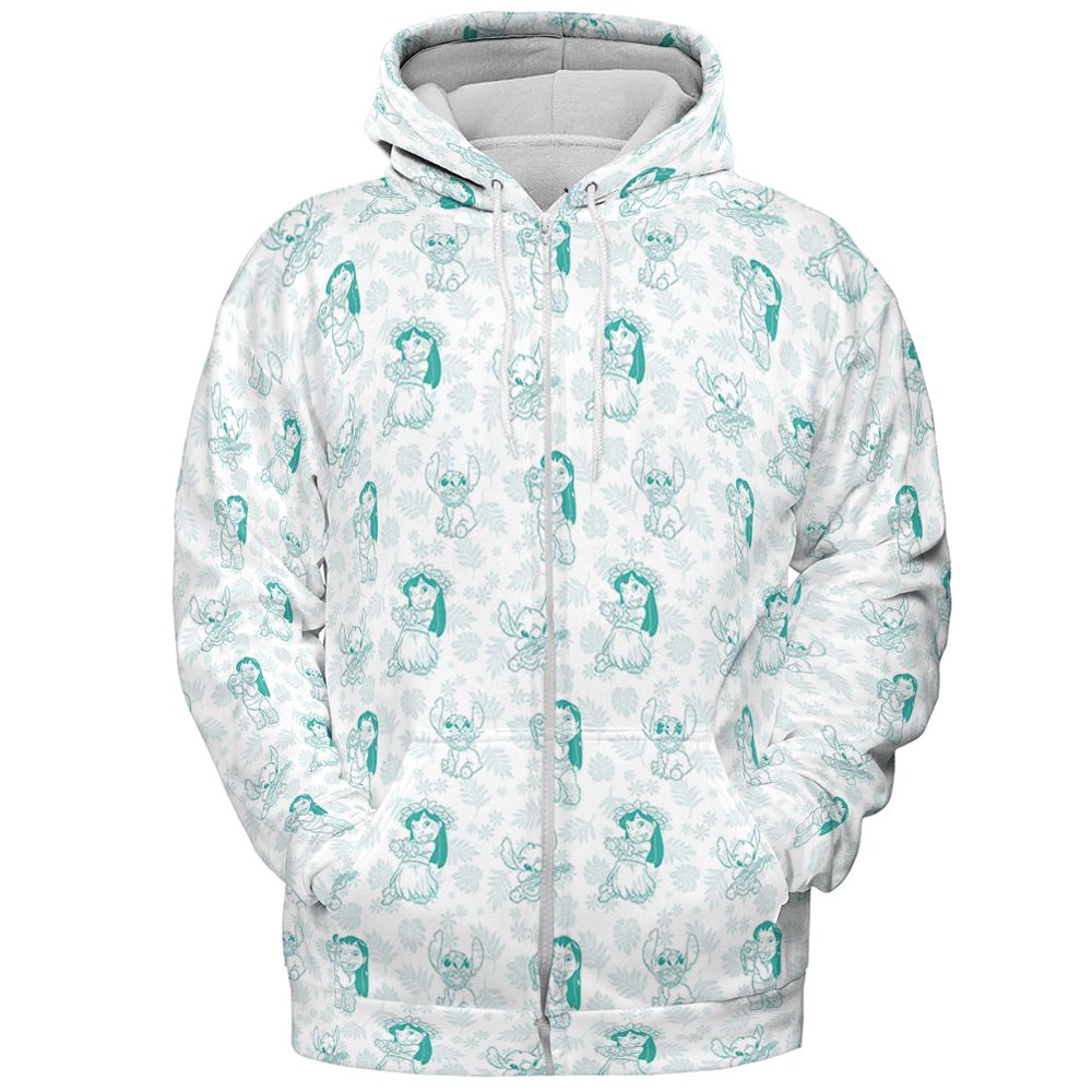 All-over Print Hoodie - 4WQCDH8R -  - 3