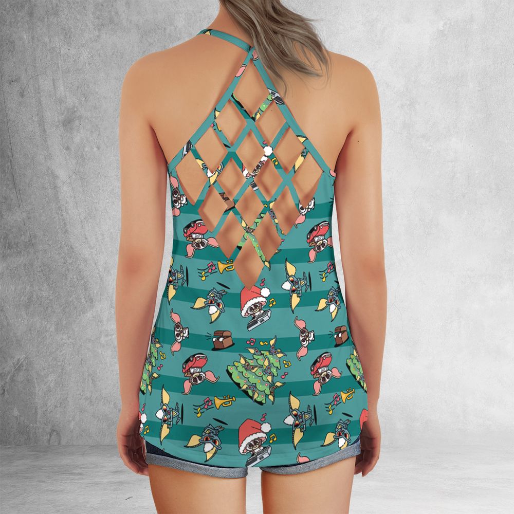 Criss Cross Tank Top - VUWYDKAD -  - 3