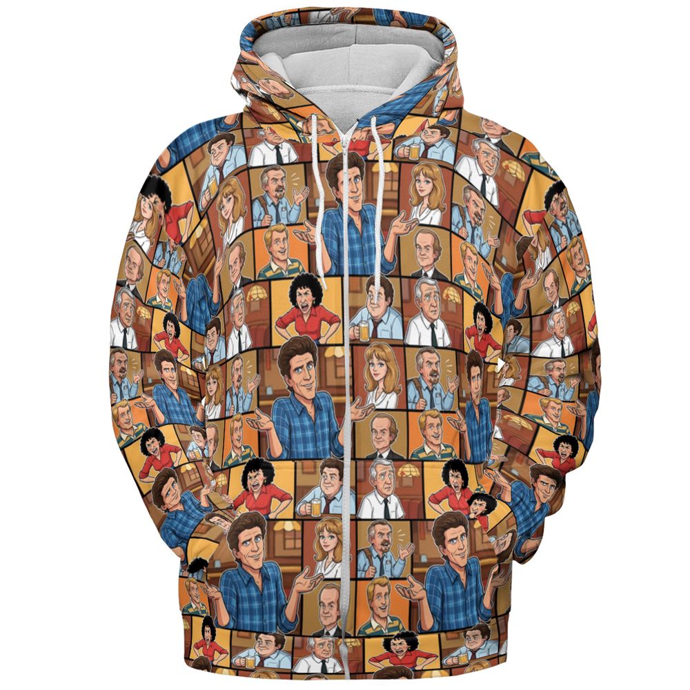 All-over Print Hoodie - C96L81D1 -  - 3