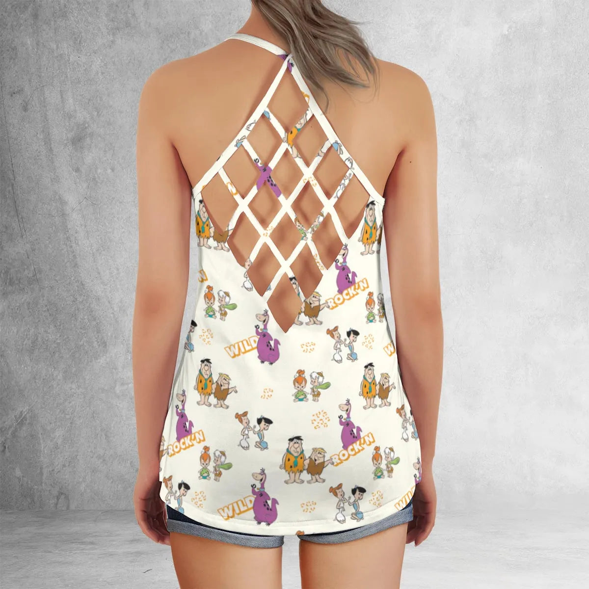 Criss Cross Tank Top - CWWXYP9M