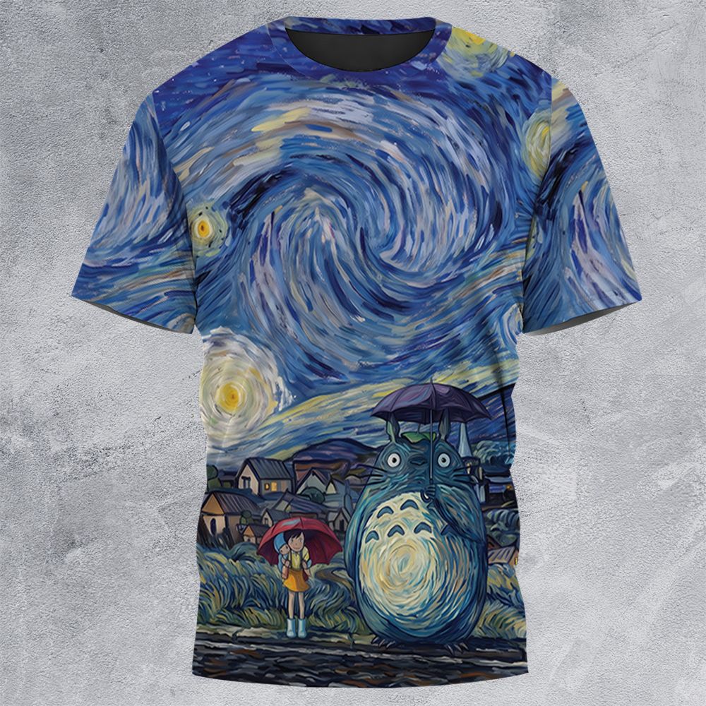 Starry Night with Totoro -  - 3
