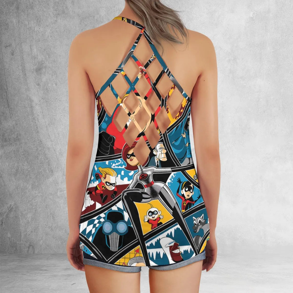 Criss Cross Tank Top - YP49CRVL