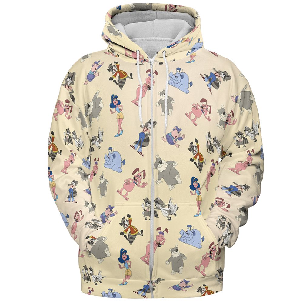 All-over Print Hoodie - SNLNBFUZ -  - 3