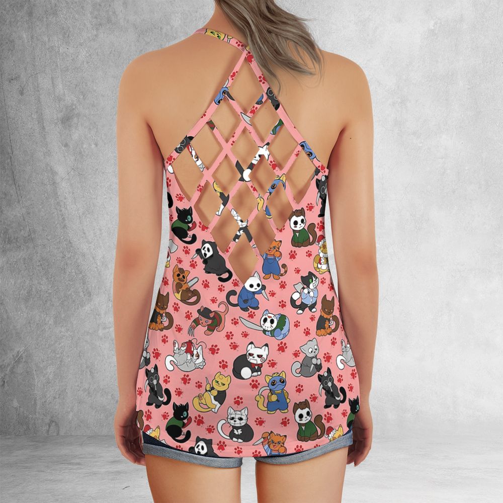 Criss Cross Tank Top - N7VNPQUU -  - 3