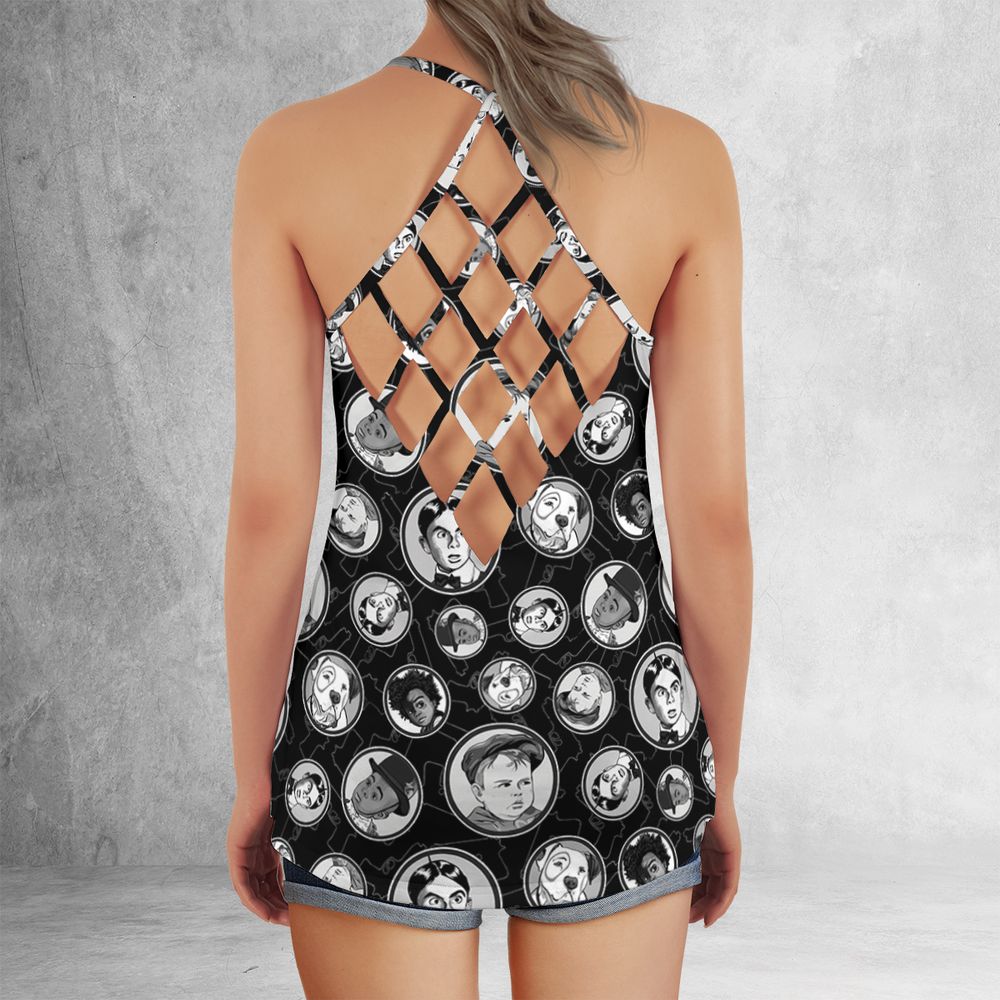 Criss Cross Tank Top - NSSKJYV7 -  - 3