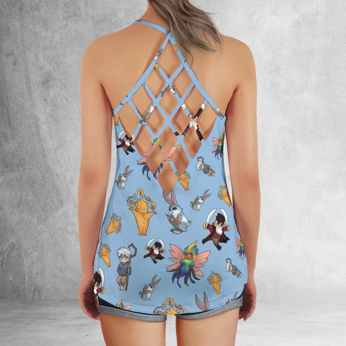 Criss Cross Tank Top - YBK6B4UU