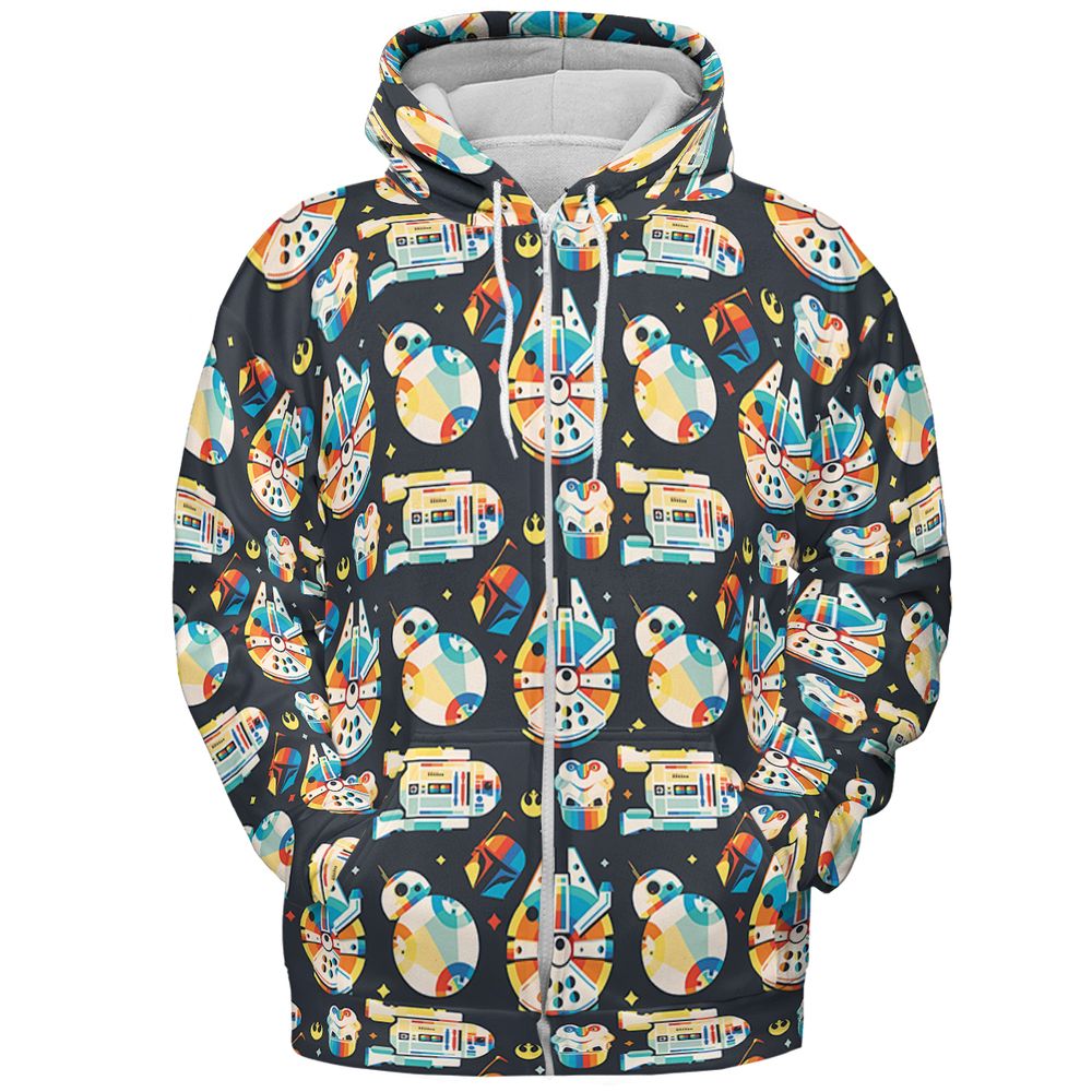 All-over Print Hoodie - 1QGL7E4D -  - 3