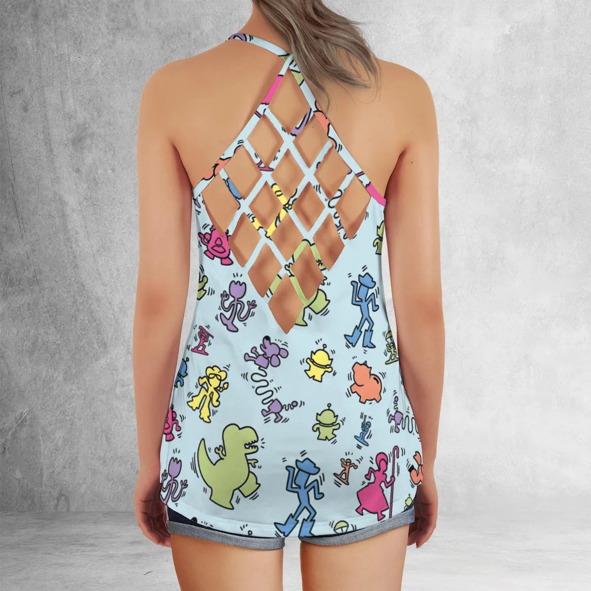 Criss Cross Tank Top - E3A2TAPZ