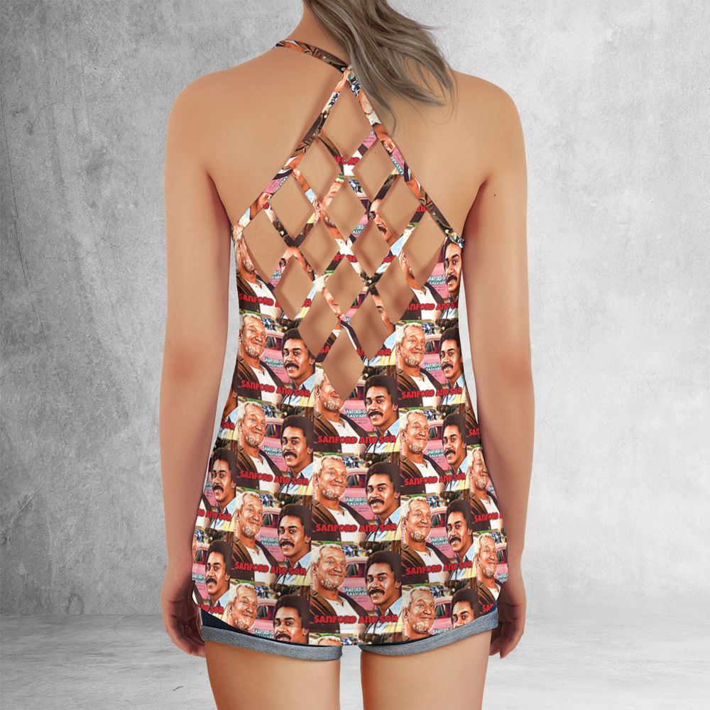 Criss Cross Tank Top - 4WGBHDNM -  - 3