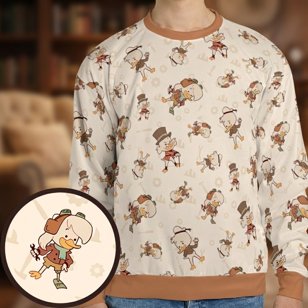 All-over Print Sweatshirt - TNZUGMVY