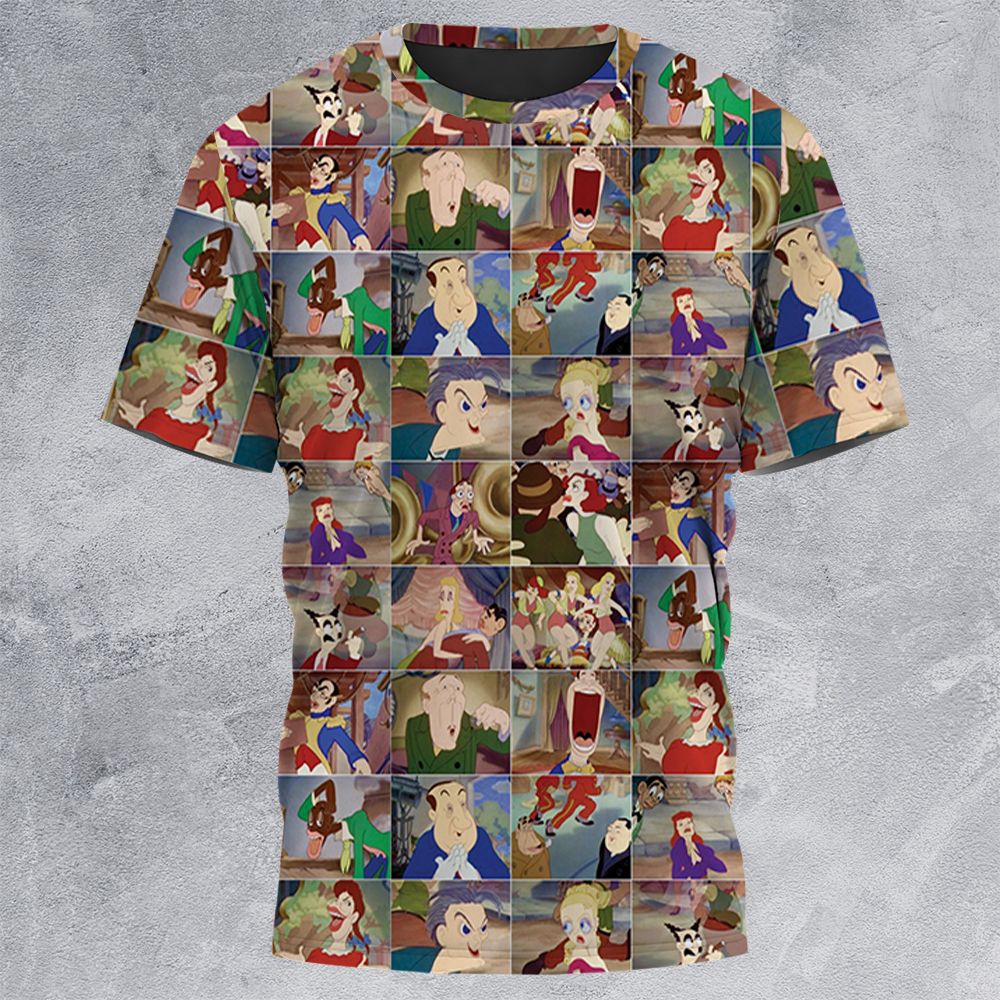 All-Over Print Unisex T-Shirt - 3HT24DA8 -  - 3