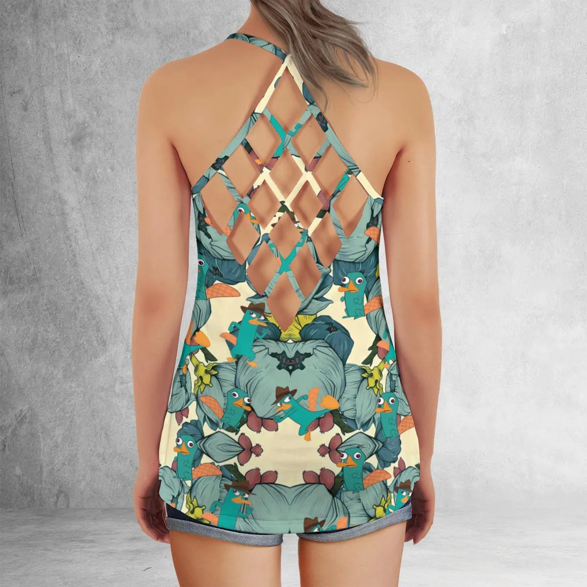 Criss Cross Tank Top - 77YXE1S6