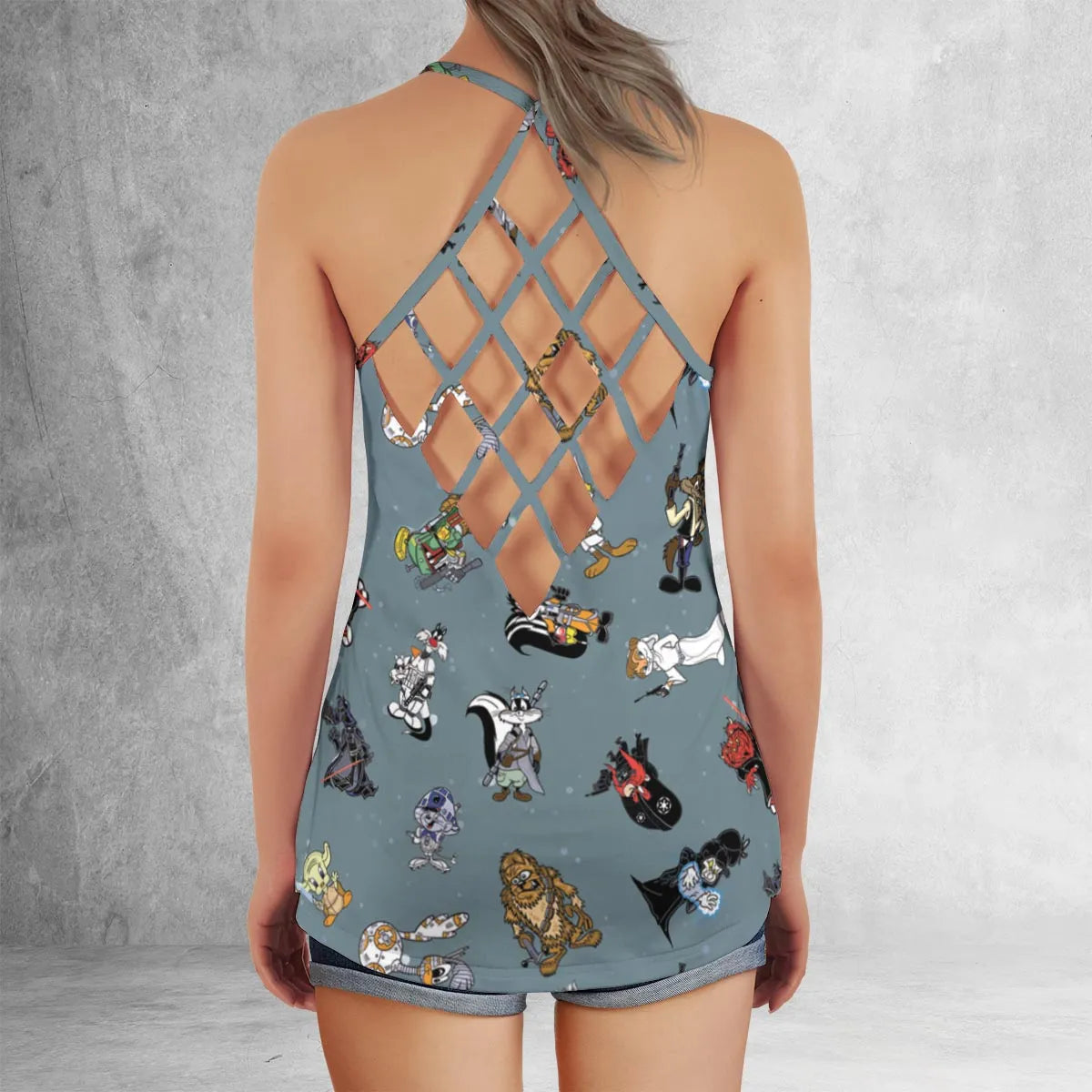 Criss Cross Tank Top - A6ZR4UUP