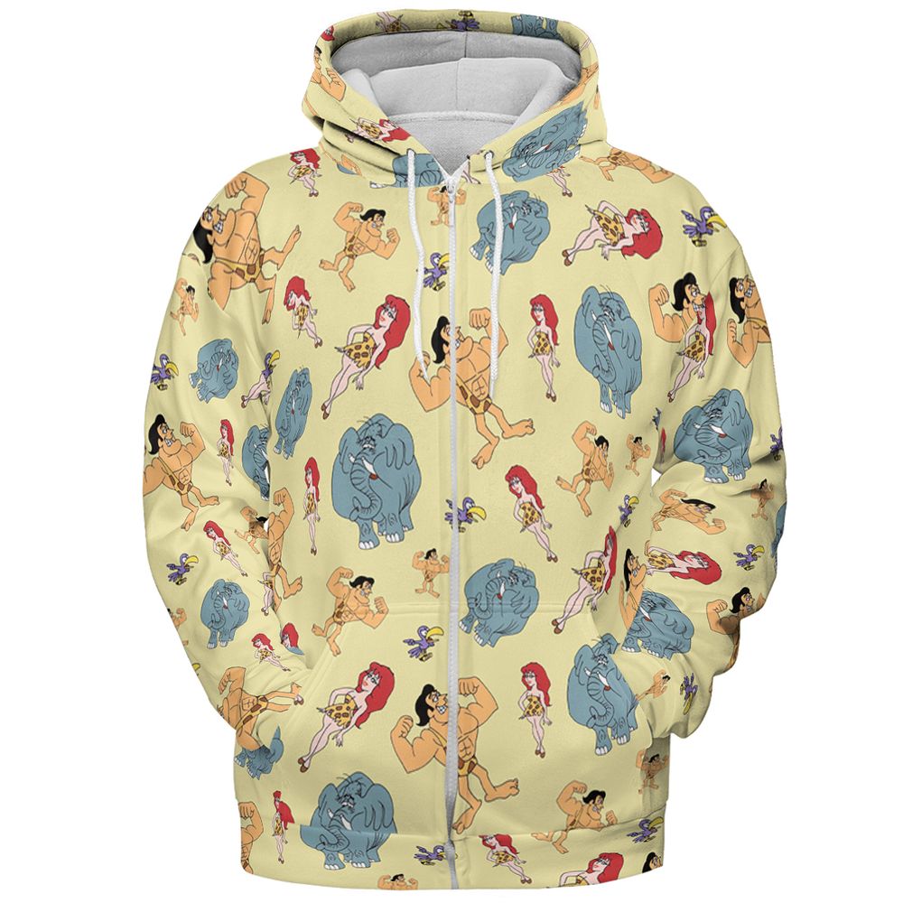 All-over Print Hoodie - XHSUEKQJ -  - 3