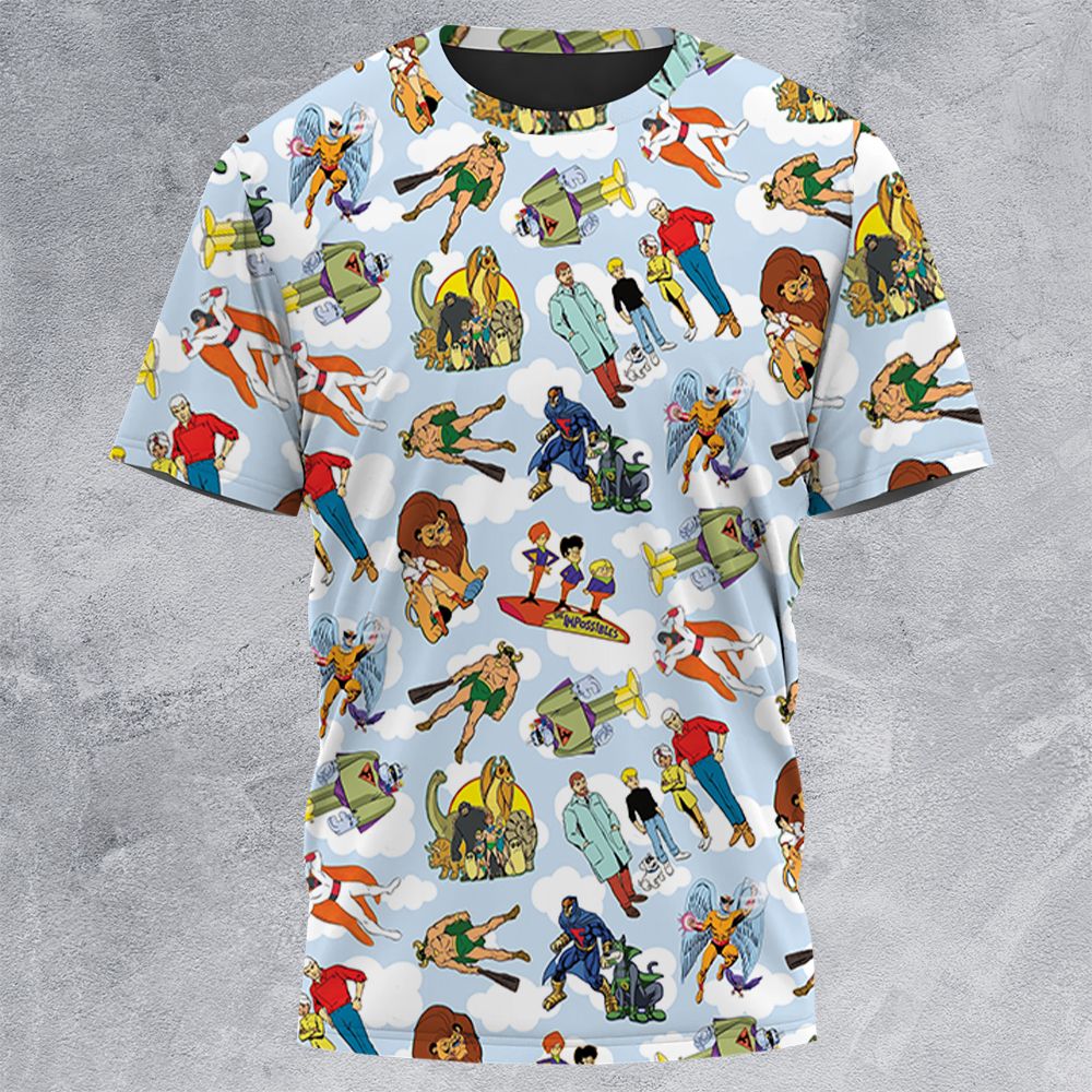 All-Over Print Unisex T-Shirt - 76AU5ARX -  - 3