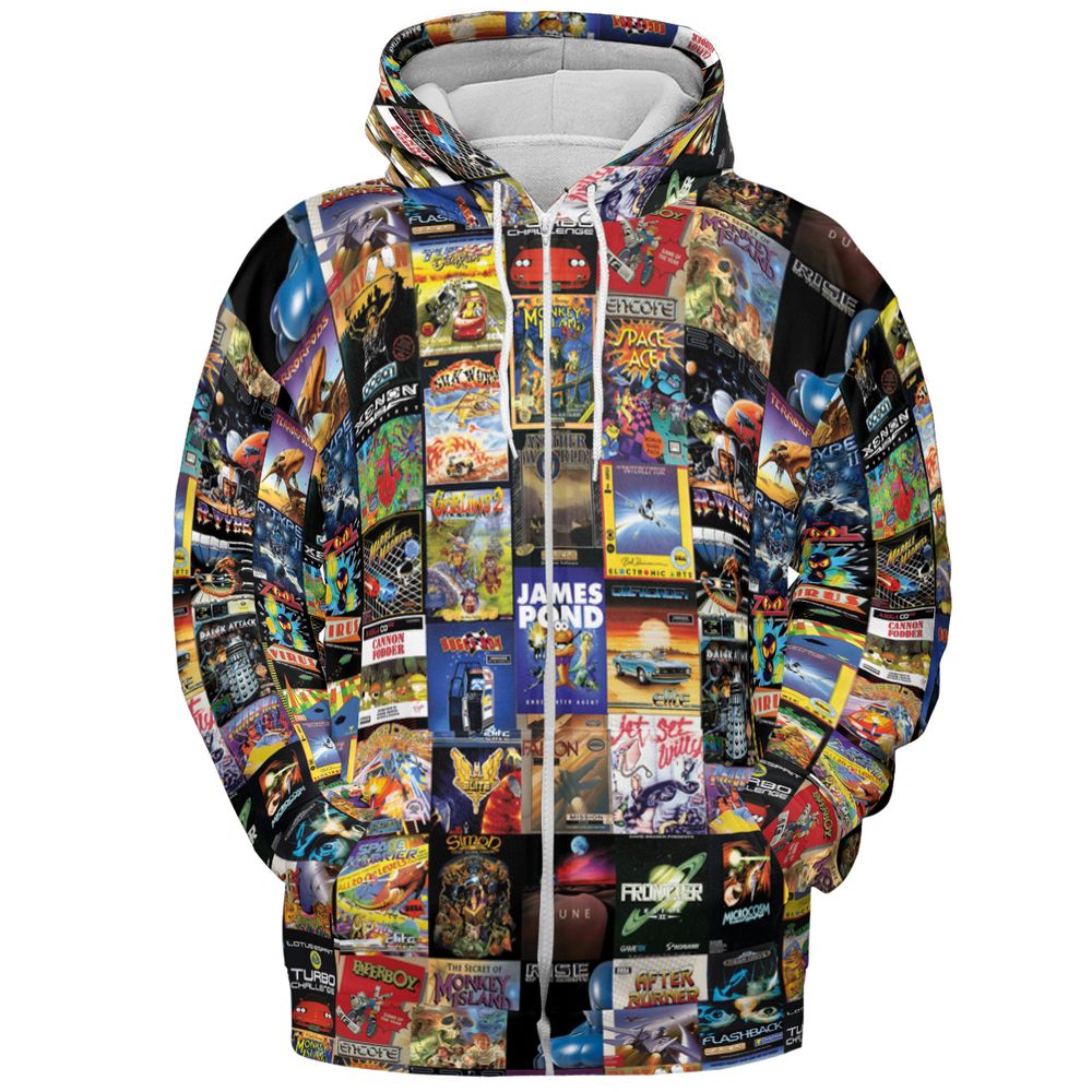 All-over Print Hoodie - A3ZHSXAC -  - 3