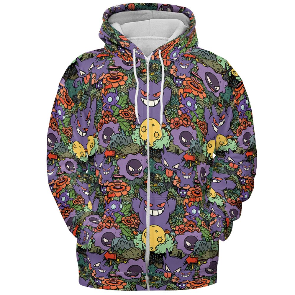 All-over Print Hoodie - VHDS6CSR -  - 3