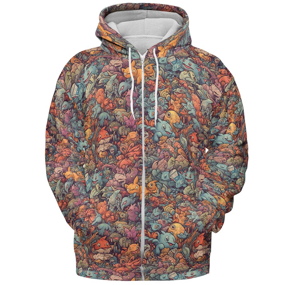 All-over Print Hoodie - P17LFS4Z -  - 3