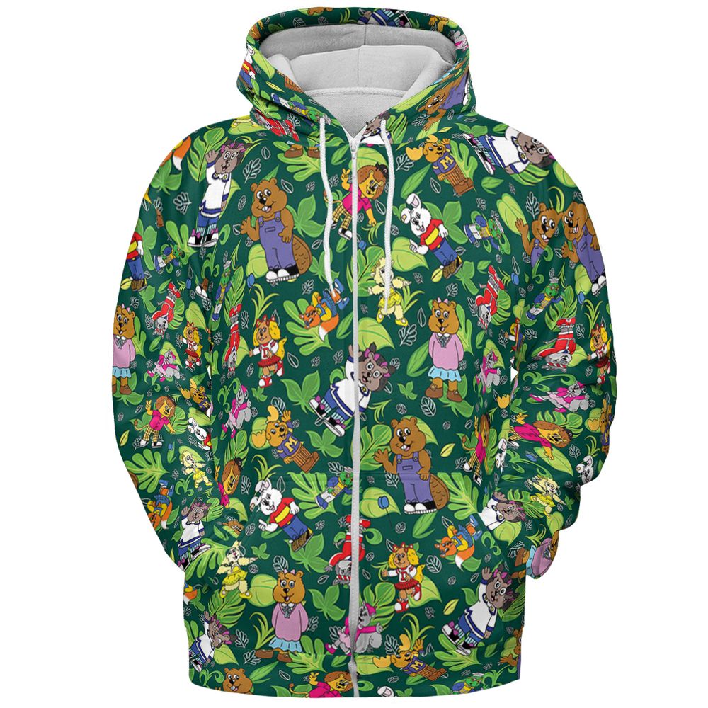 All-over Print Hoodie - 7L4YE6VX -  - 3