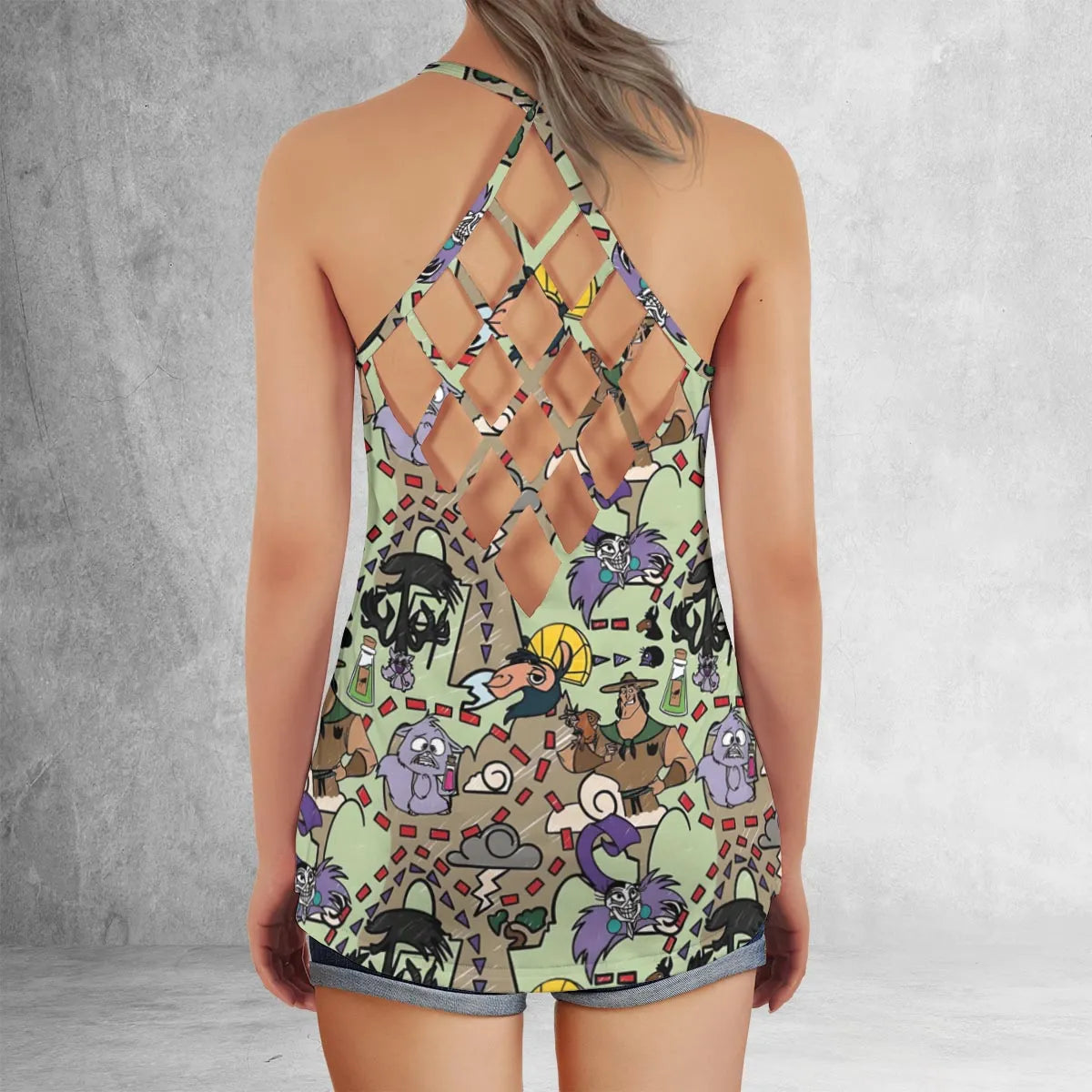 Criss Cross Tank Top - STFGZ59C