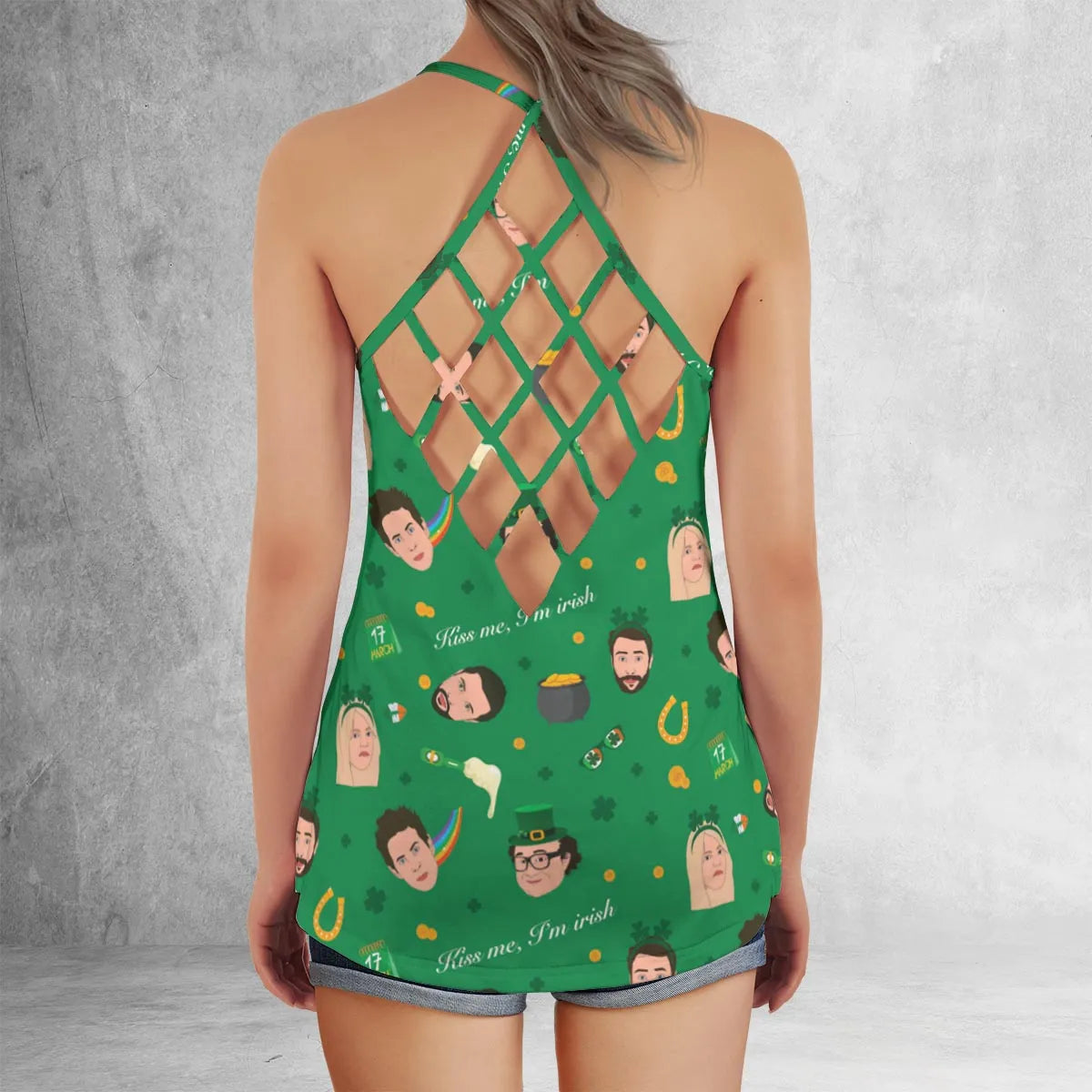 Criss Cross Tank Top - 3EB1Y9GP