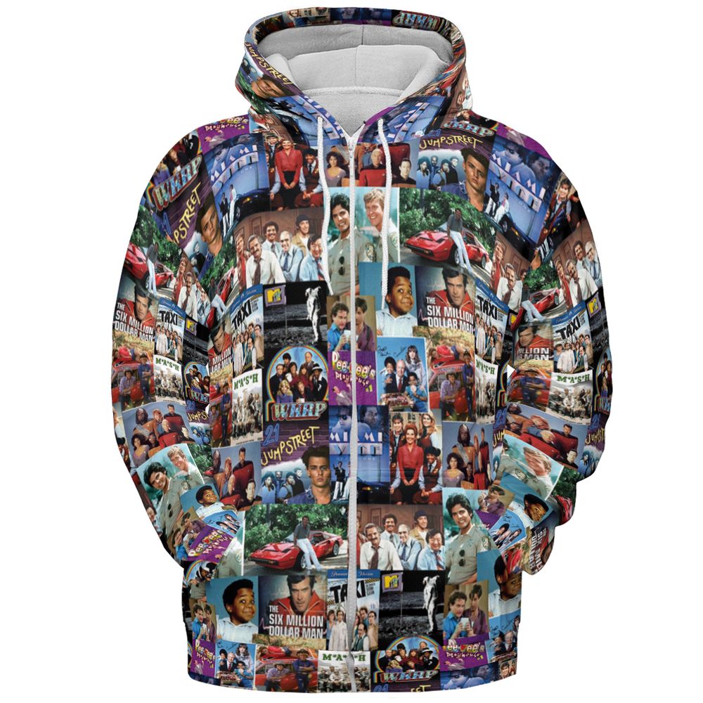 All-over Print Hoodie - D3Q31ALU -  - 3