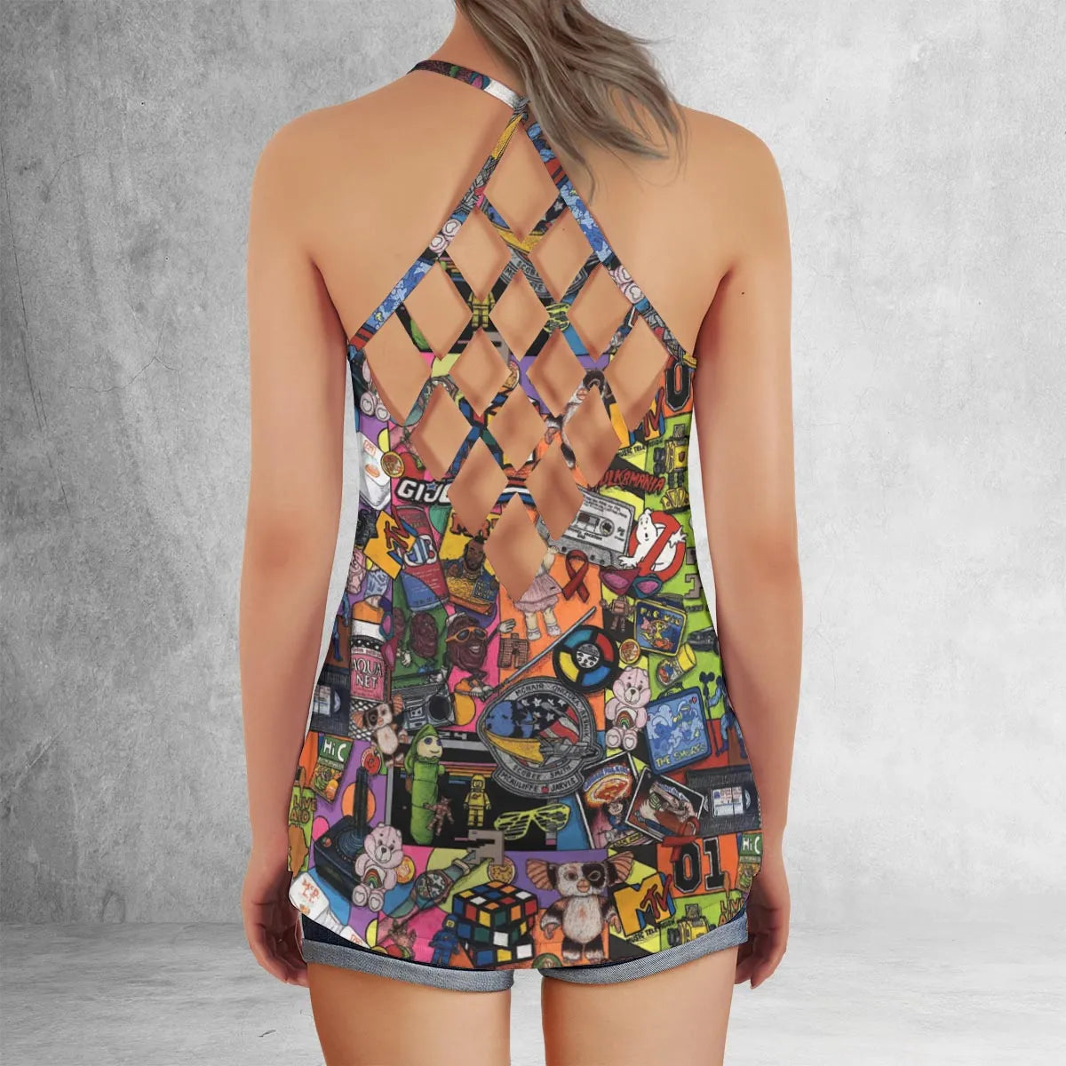 Criss Cross Tank Top - 4G9ALETZ