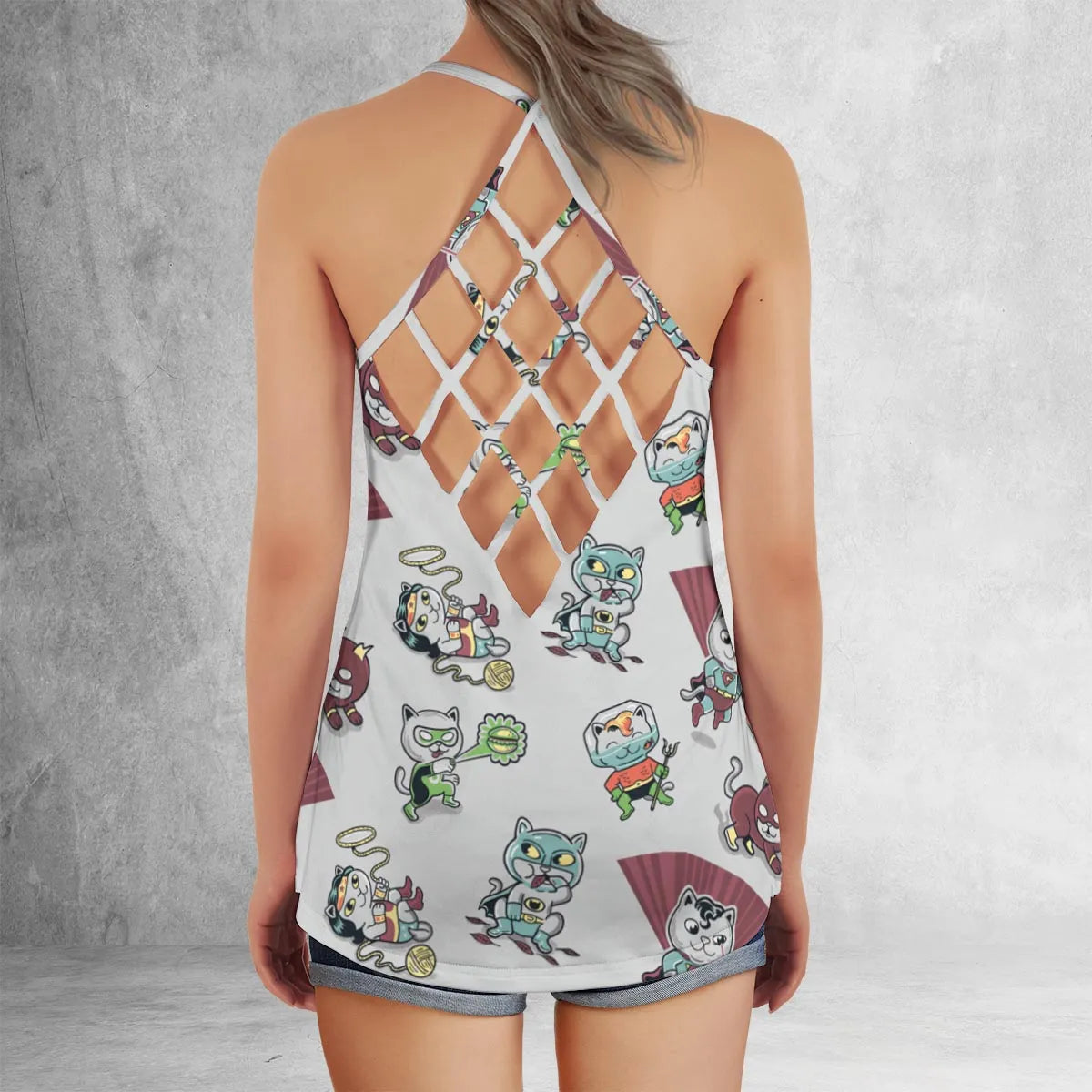Criss Cross Tank Top - PCUPQQWT