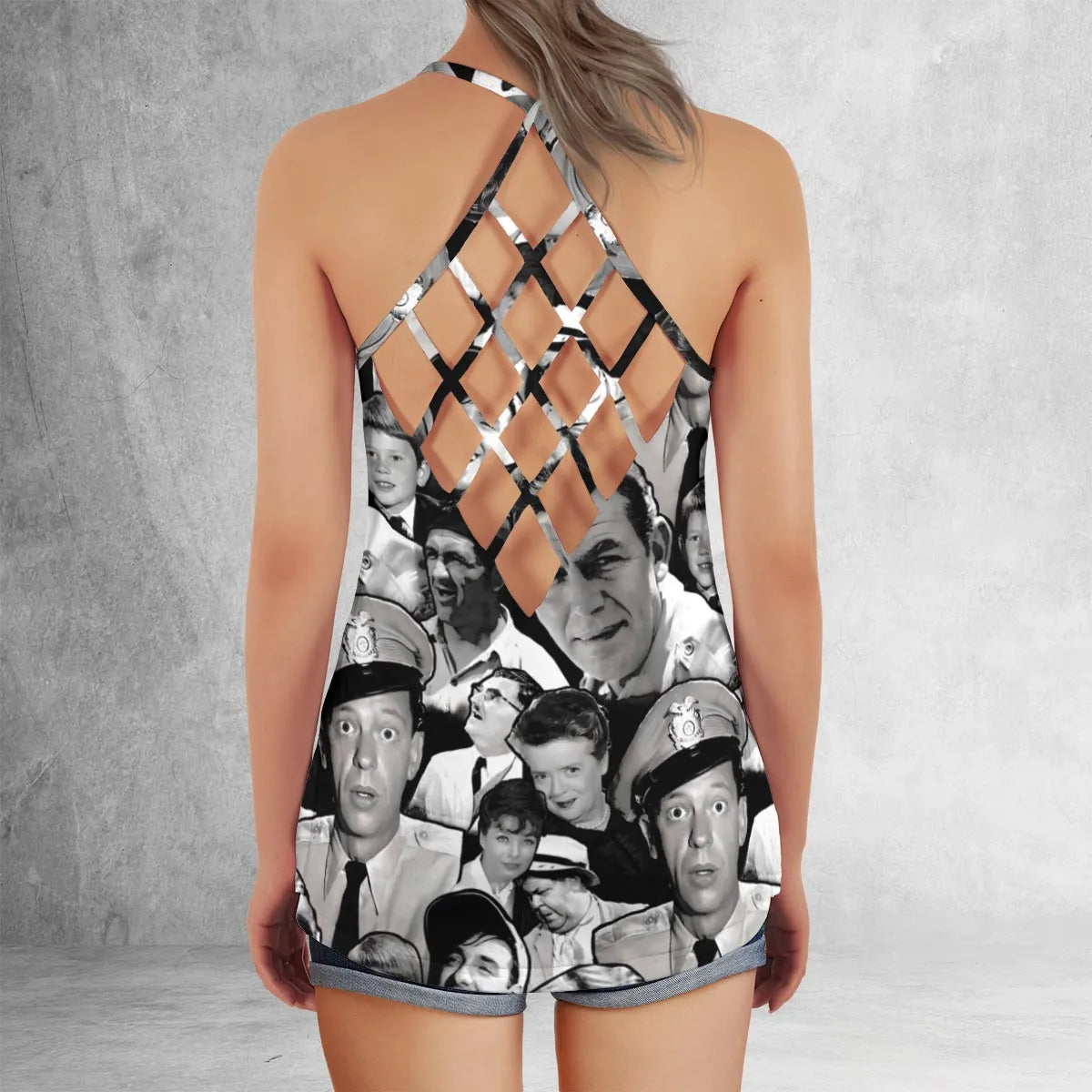 Criss Cross Tank Top - XPDCBW36