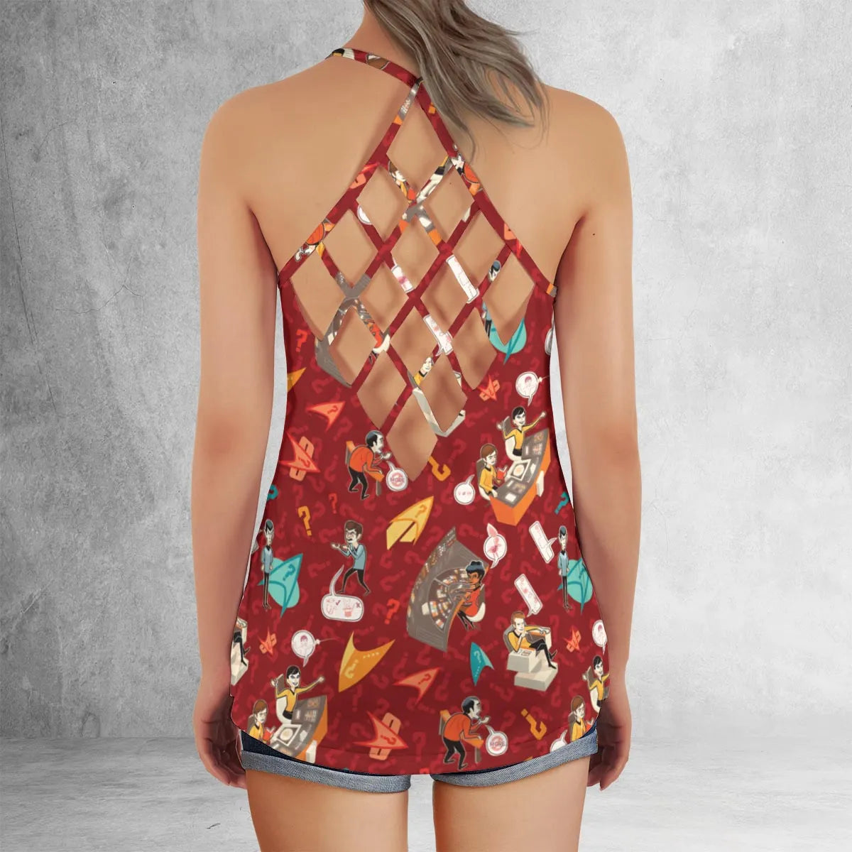 Criss Cross Tank Top - VQZ2L9X2