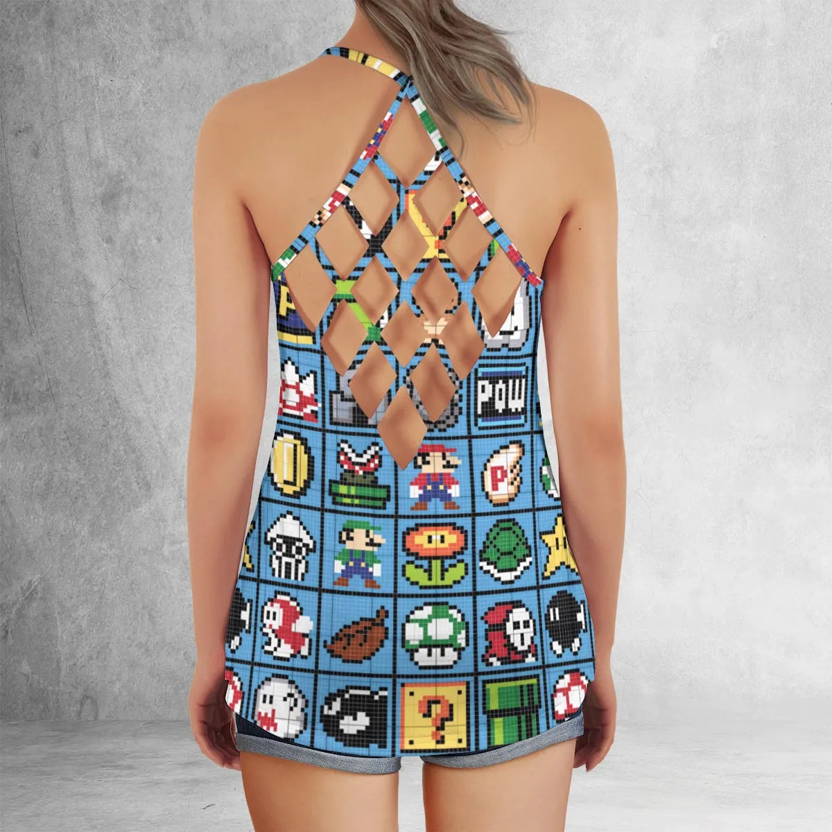 Criss Cross Tank Top - 3R9KA5DA