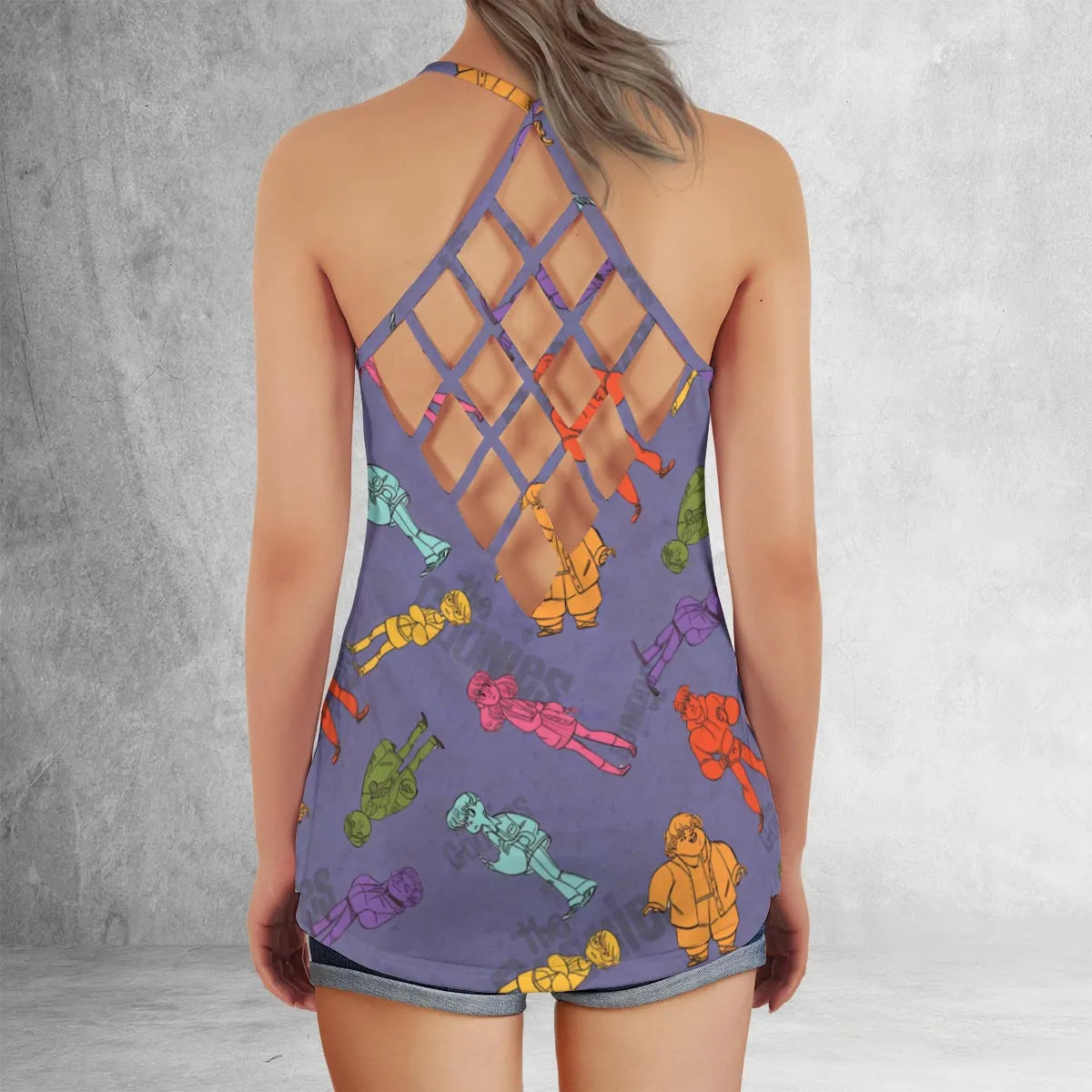 Criss Cross Tank Top - TD4JXKZR