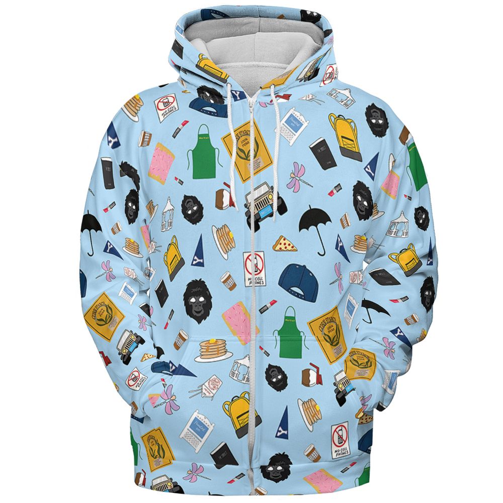 All-over Print Hoodie - 8TZJ3UBQ -  - 3