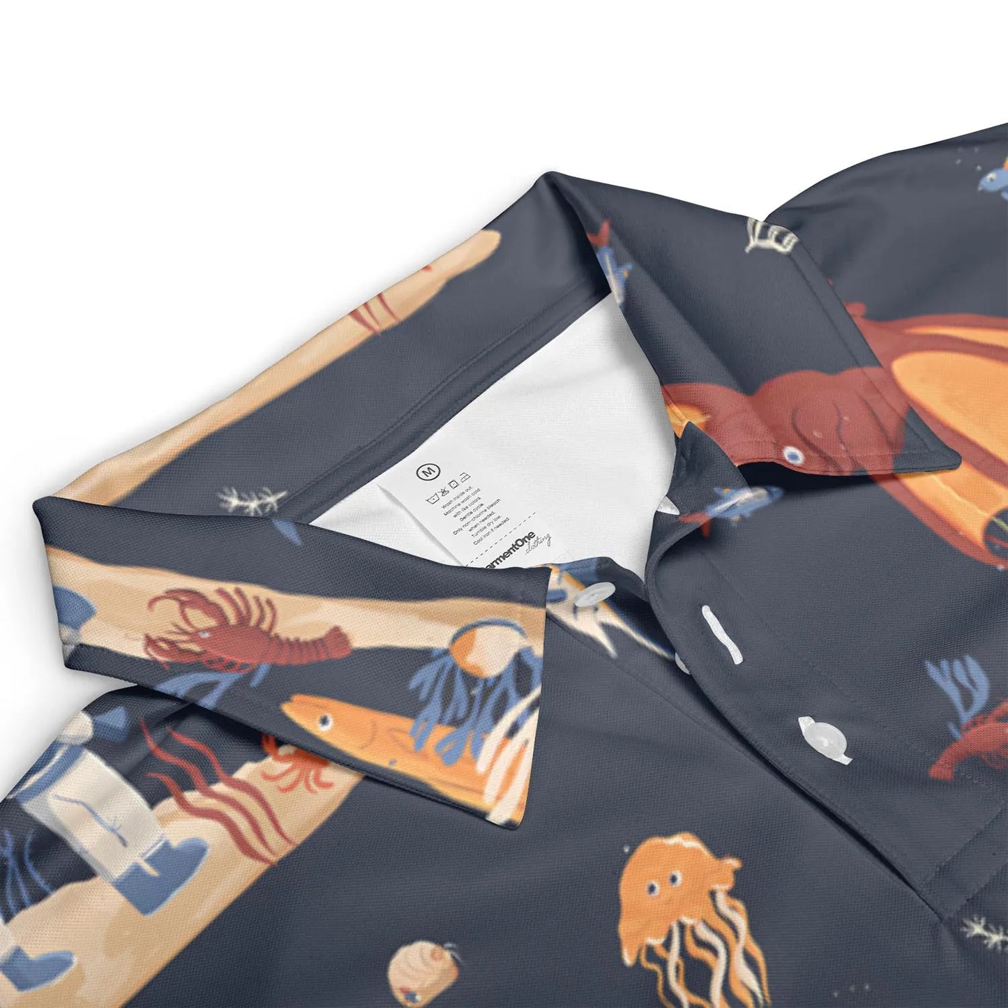 AOP Men/Women Polo Shirt - QZHG77BT