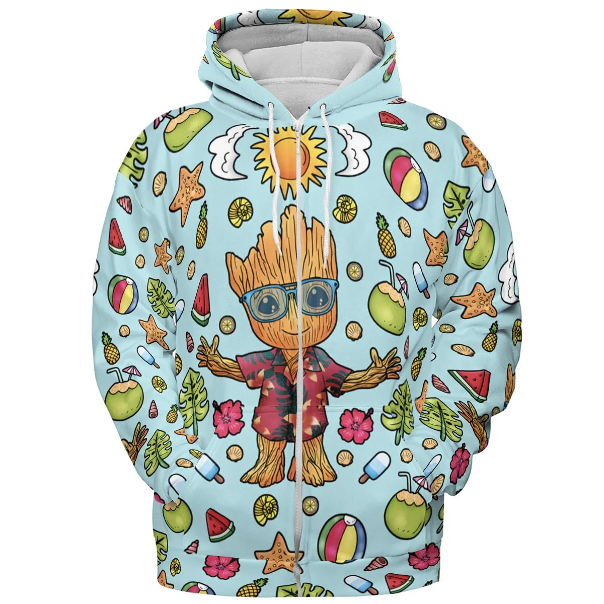 All-over Print Hoodie - AU1JEMD4