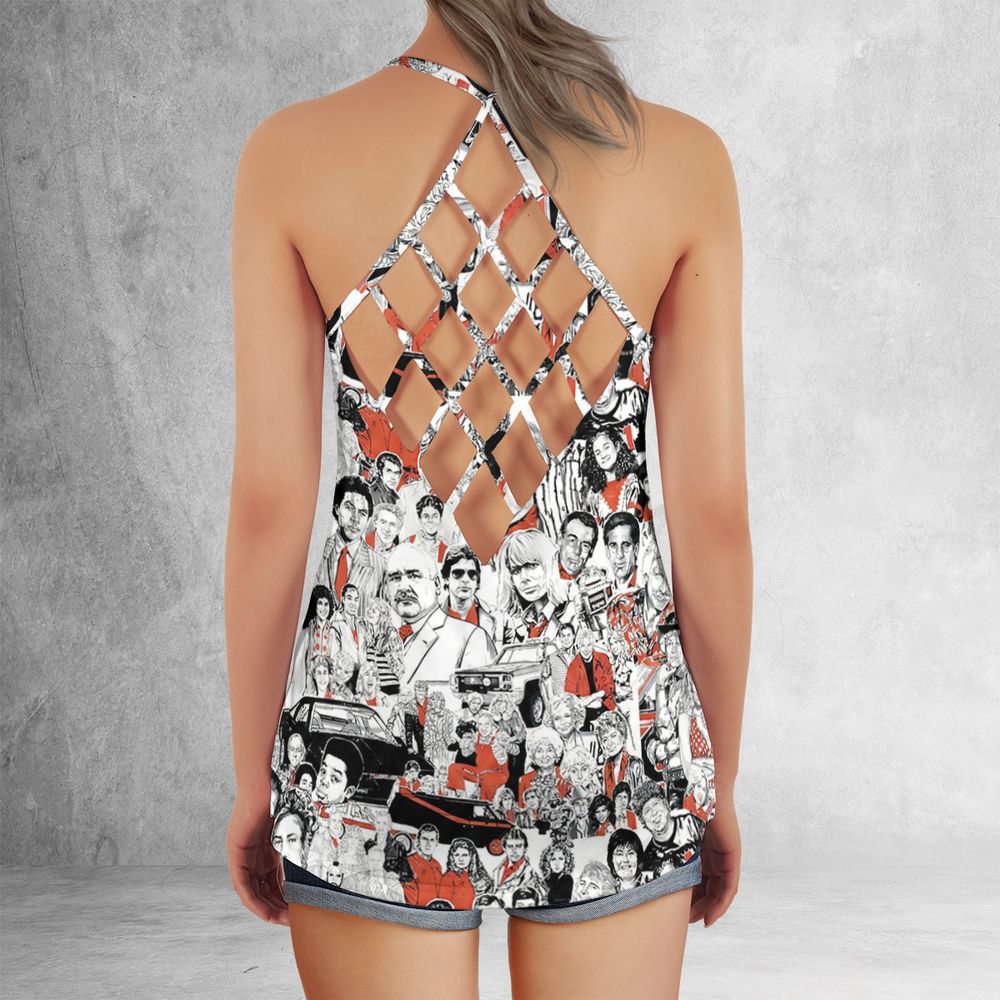 Criss Cross Tank Top - FHWV6FDJ -  - 3