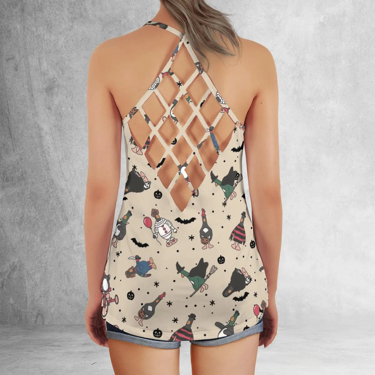 Criss Cross Tank Top - REKHS4R6