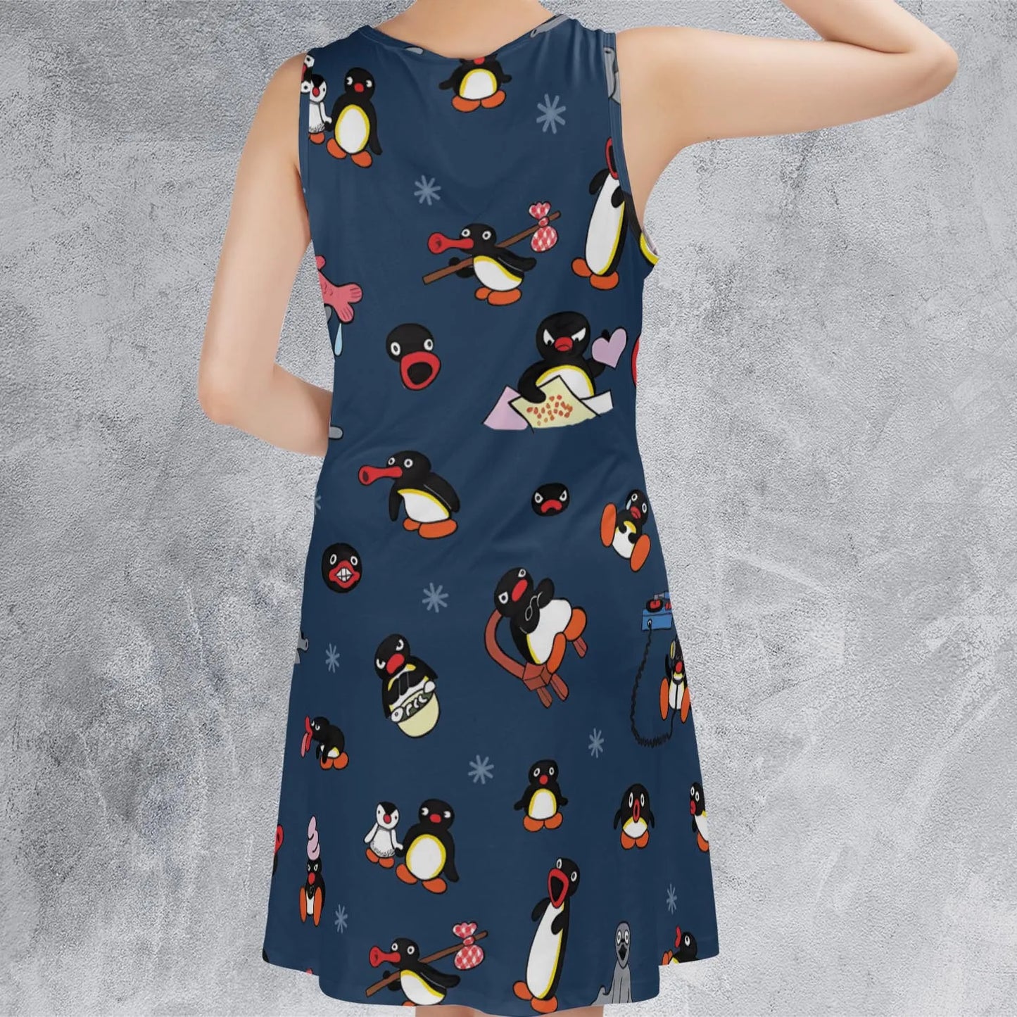 Sleeveless Dress - FUSCH73U