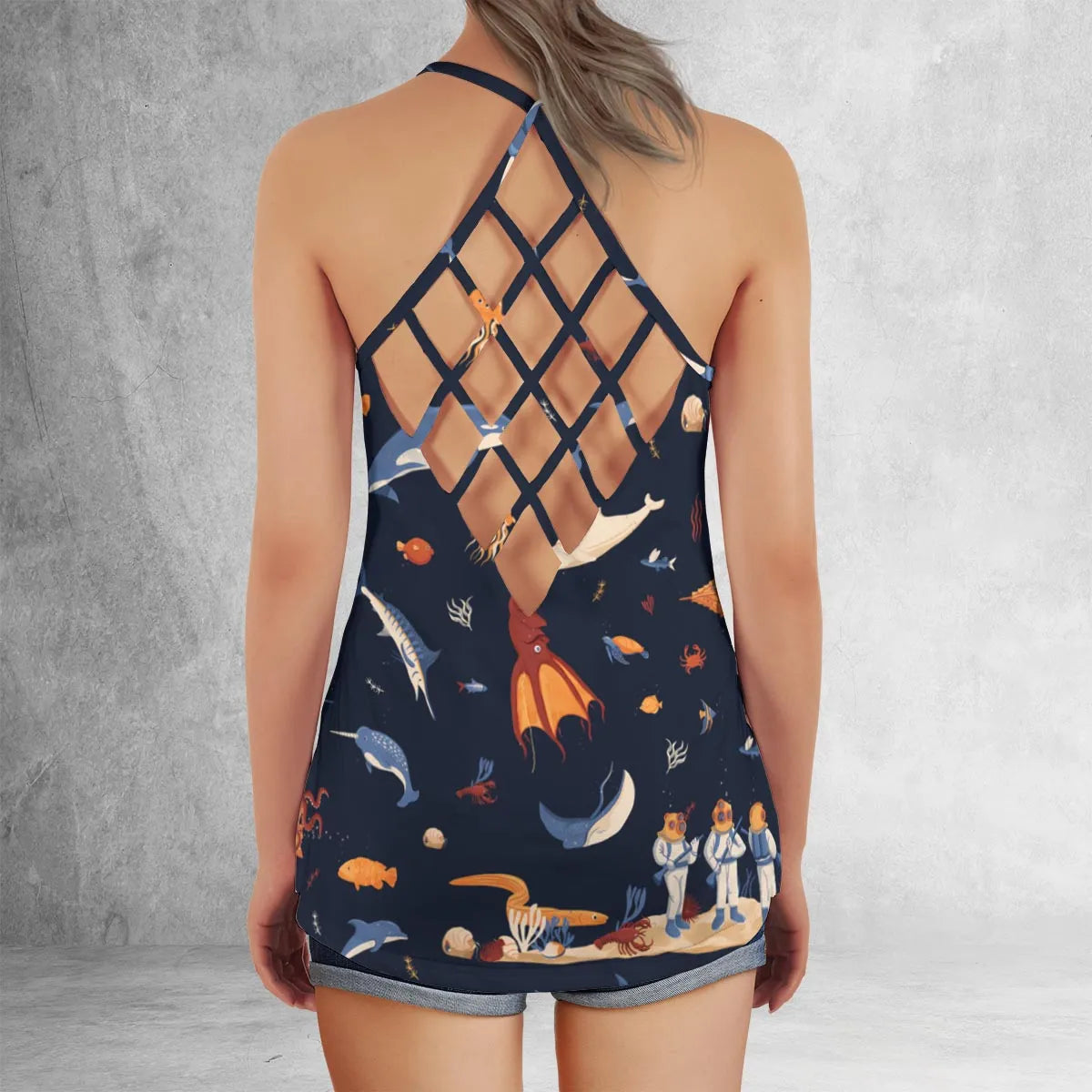 Criss Cross Tank Top - 6V1QDXW8