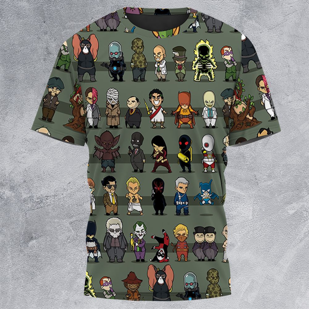 All-Over Print Unisex T-Shirt - 1BWA89LH -  - 3