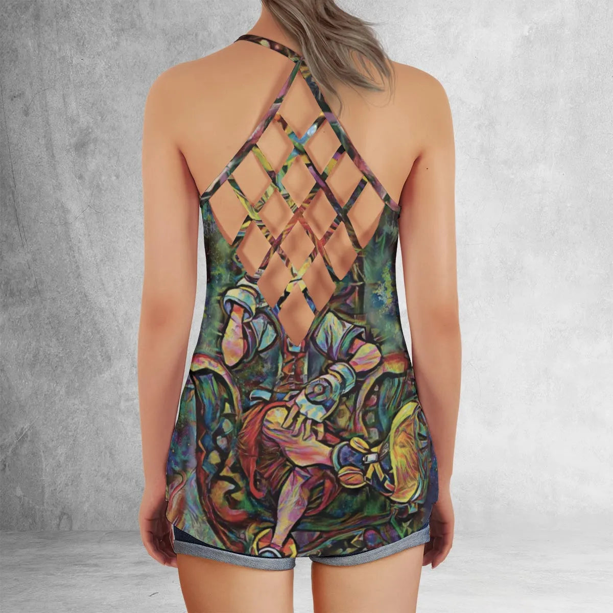 Criss Cross Tank Top - VGH6MACK