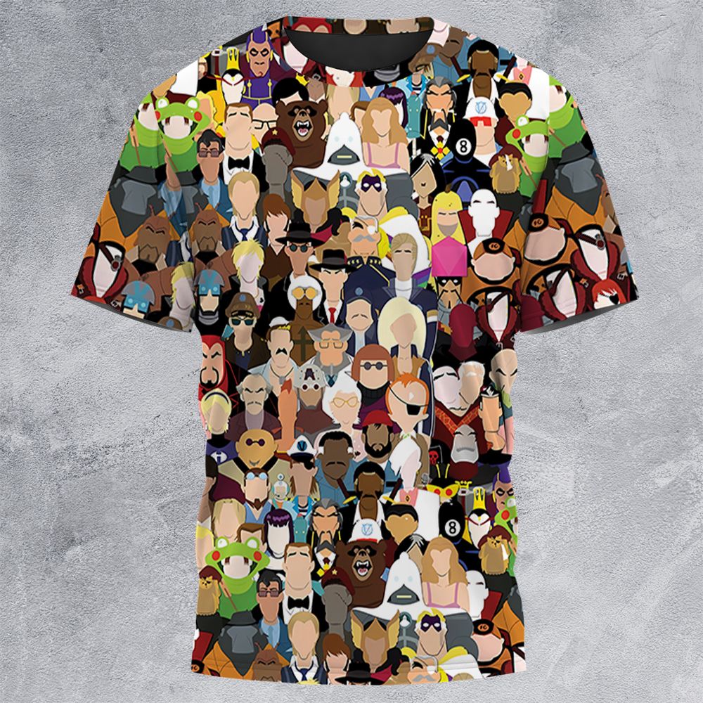 All-Over Print Unisex T-Shirt - T4EP6F7P -  - 3