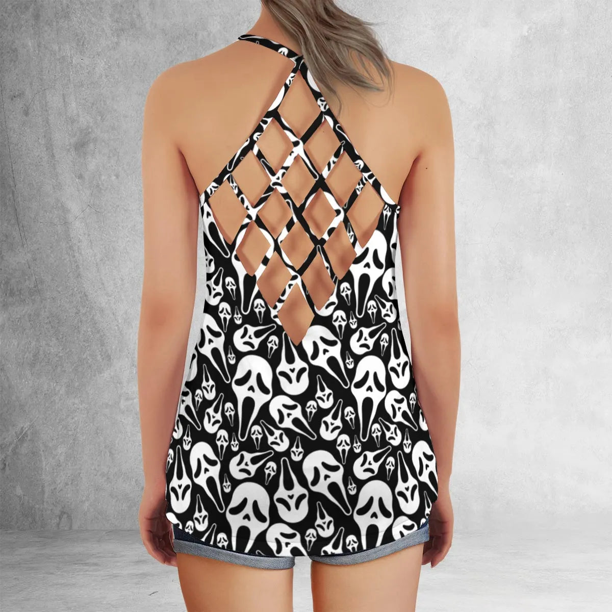 Criss Cross Tank Top - 7LUMTFRF
