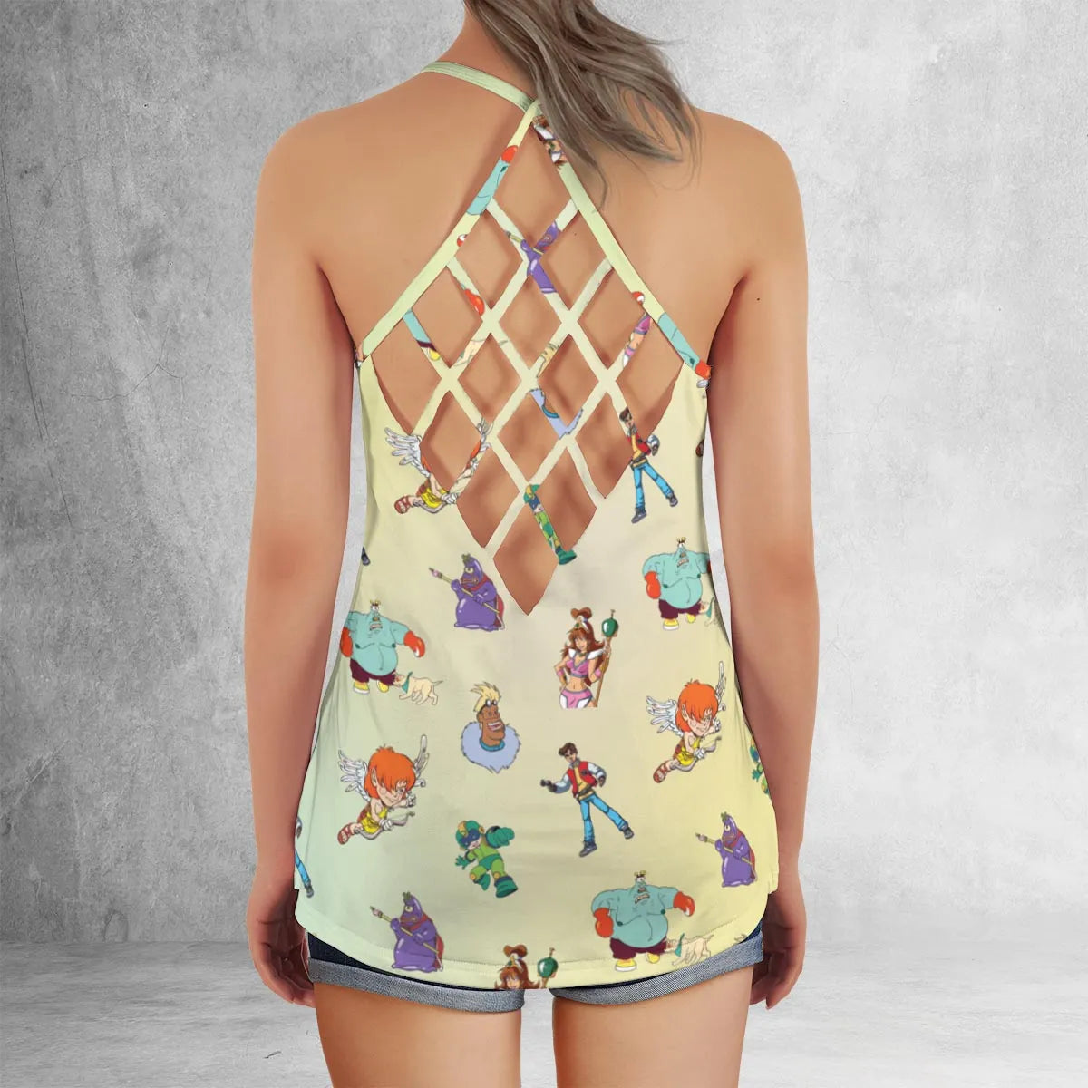 Criss Cross Tank Top - Y6HDRZ8H