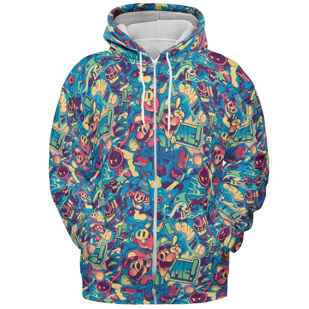 All-over Print Hoodie - 8RZJ9QWL -  - 3