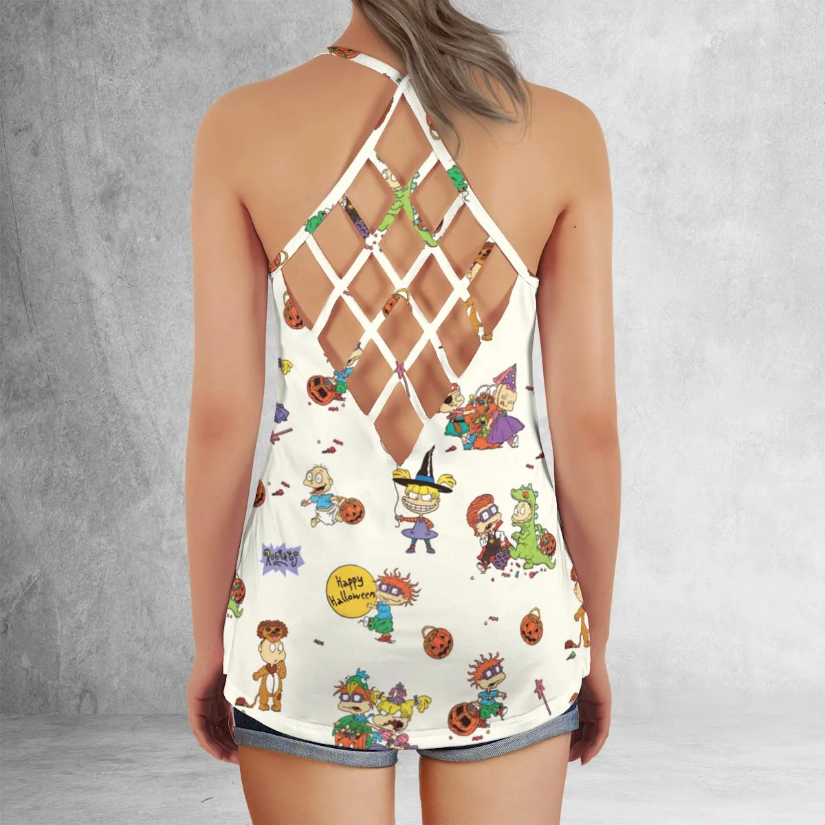 Criss Cross Tank Top - LXEHG35H