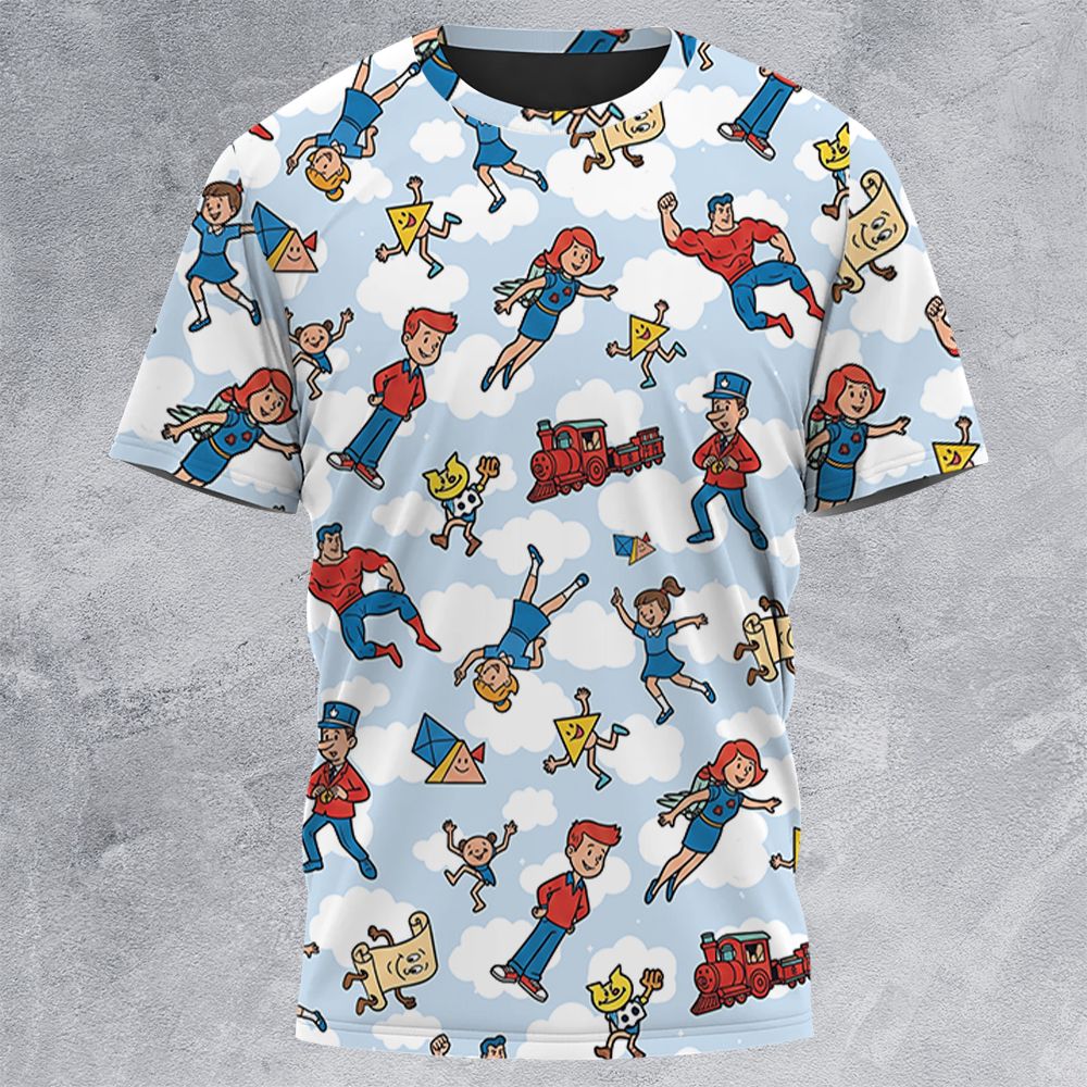 All-Over Print Unisex T-Shirt - 2H7QESWV -  - 3