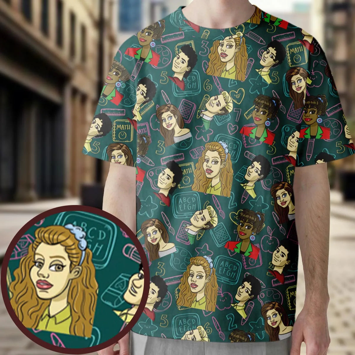 All-Over Print Unisex T-Shirt - V84U4AGS